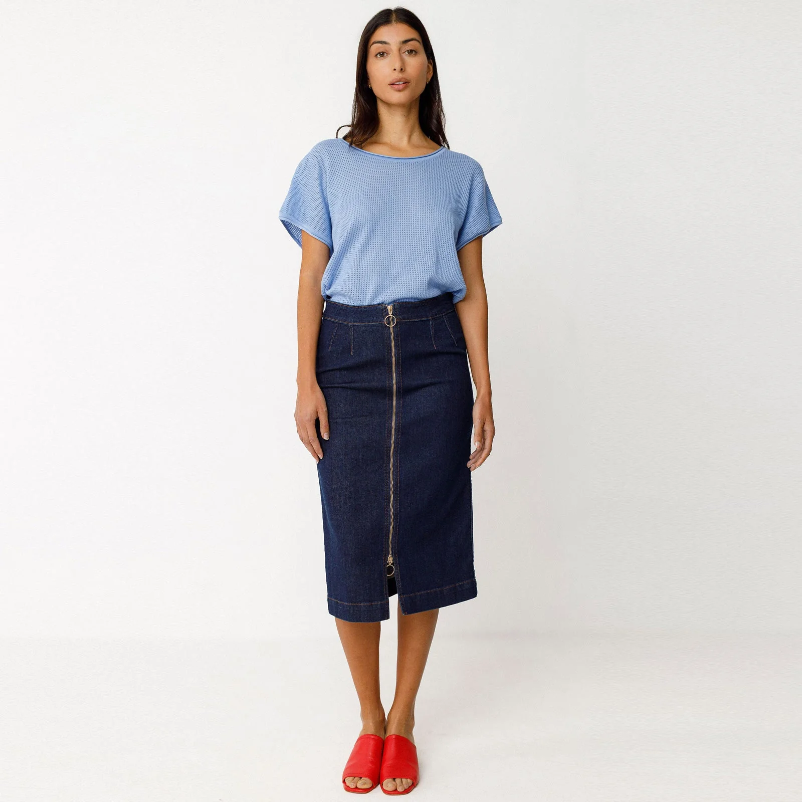 Zelia Tee sky blue - Image 3